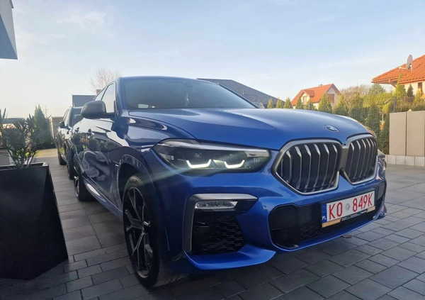 BMW X6 cena 369000 przebieg: 75000, rok produkcji 2019 z Kraków małe 631